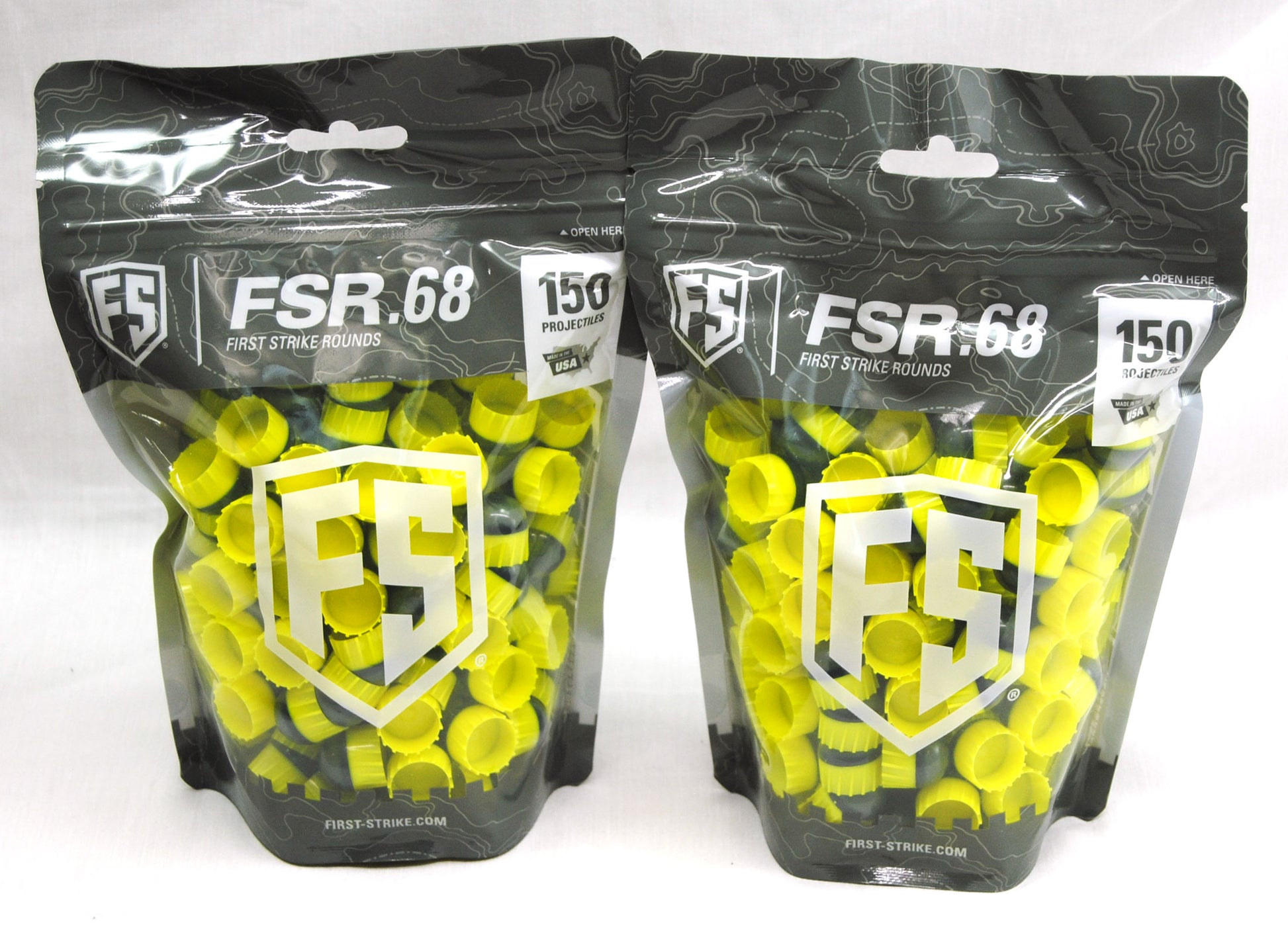 First Strike Rounds - 300 Count - Smoke/Yellow - Yellow - First Strike