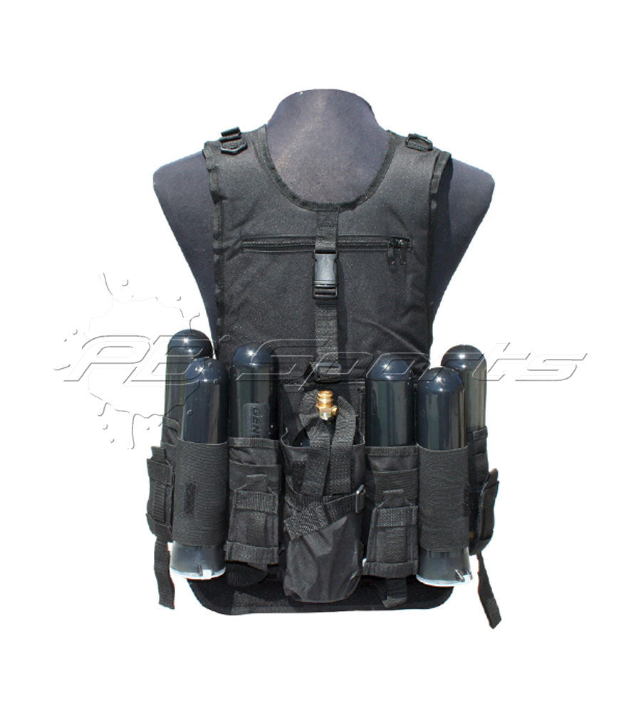 GxG Tactical Paintball Vest - Black