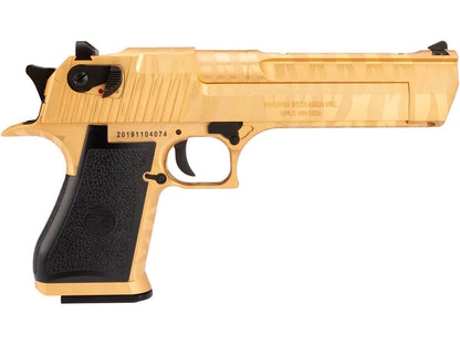 WE-Tech Desert Eagle Full Metal Gas Blowback Airsoft Pistol - Gold Tigerstripe - Evike