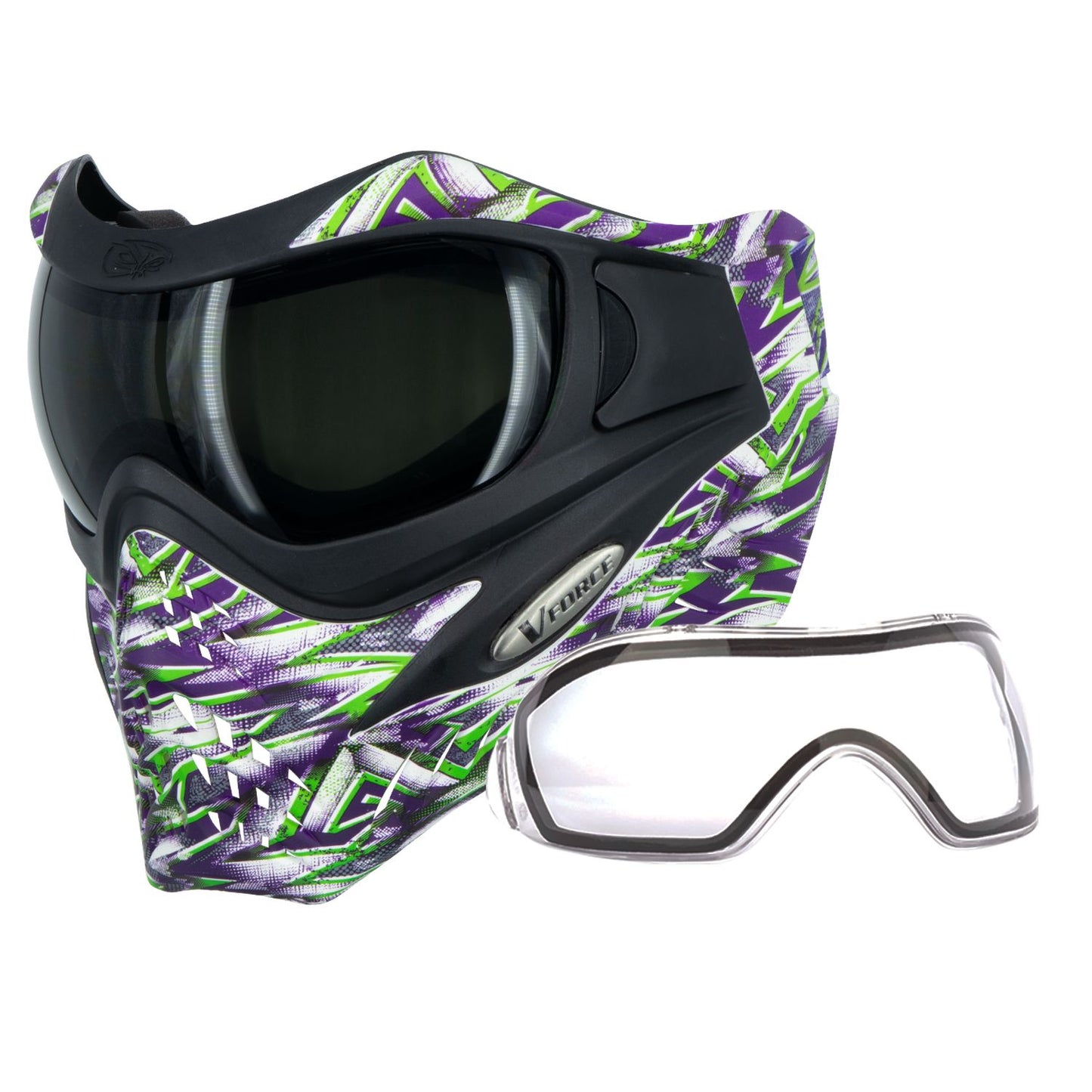 V-Force Grill SE Paintball Mask Goggle - Spangled Villain w/ Smoke Lens
