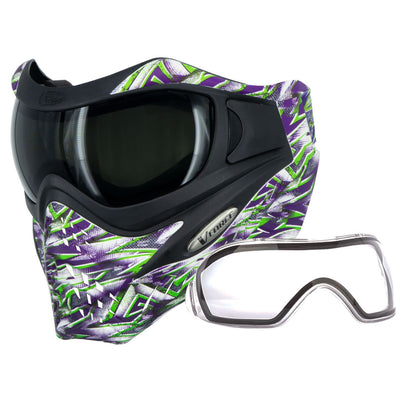 V-Force Grill SE Paintball Mask Goggle - Spangled Villain w/ Smoke Lens