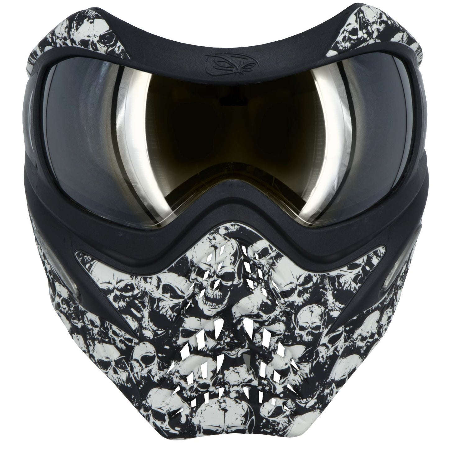 VForce Grill SE Catacomb with Quicksilver & Clear Thermal Lens - Black/White Skulls