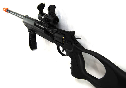 WinGun Herd Wolf Model M711 Airsoft Revolver Carbine Combo Package - Evike