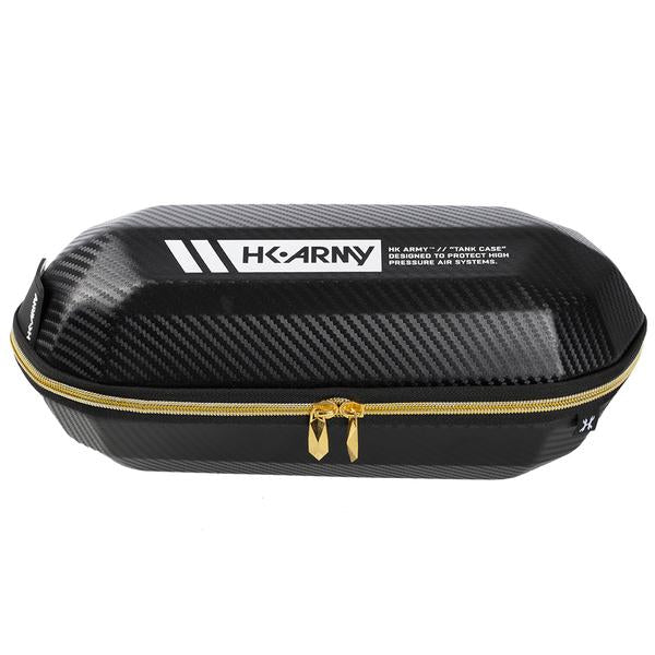 HK Army Exo Tank Case - Black Carbon Fiber w/ Gold Zipper - HK Army