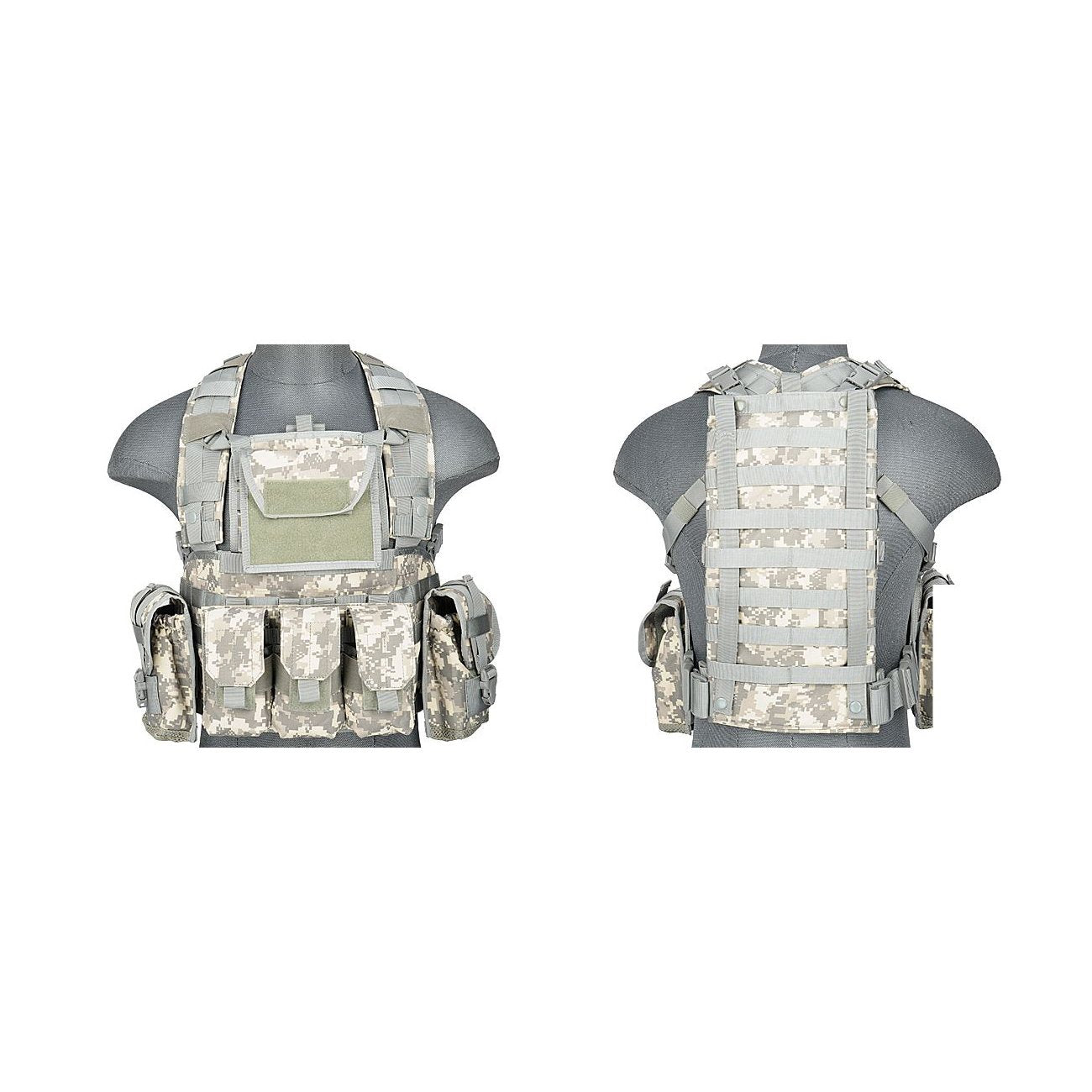 Lancer Tactical Modular Chest Rig ACU - Lancer Tactical