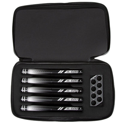 HK Army LAZR Barrel Kit (15") - Autococker - Polish Black - Black Inserts