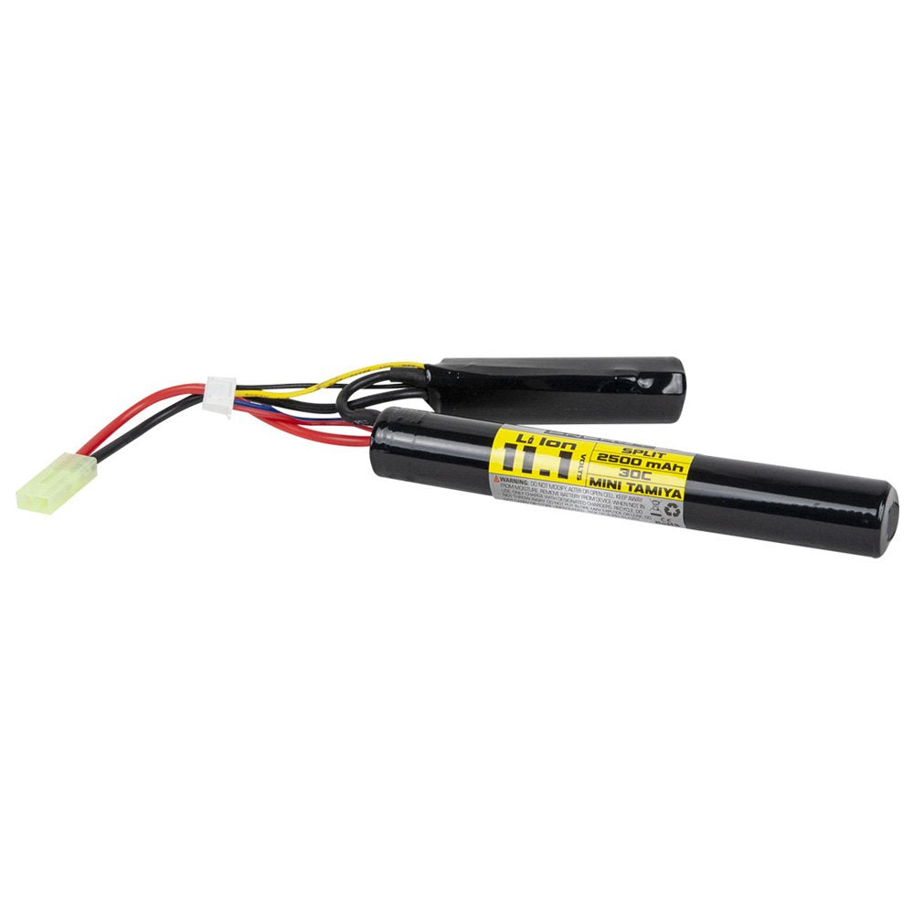 Valken Li-Ion 11.1V 2500mAh Split Mini Tamiya (High Output) Battery - Valken Paintball