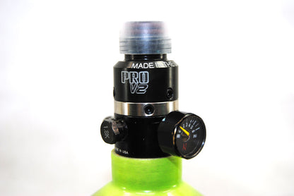 Used Ninja 68CI / 4500PSI - Translucent Lime - Ninja Paintball