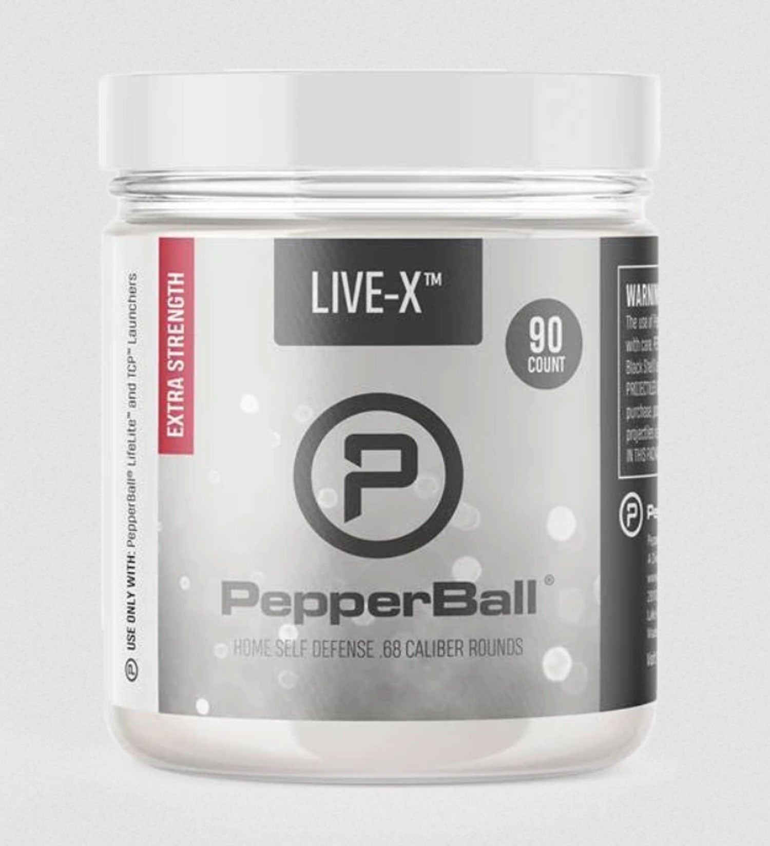 PepperBall Live-X Projectiles - 90 Rounds - Pepperball