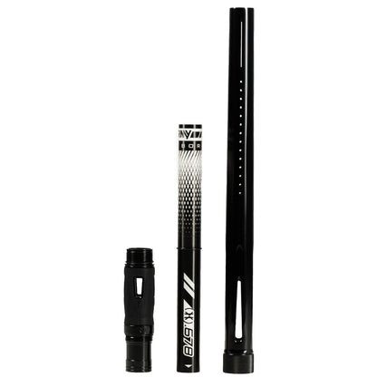 HK Army LAZR Barrel Kit (15") - Autococker - Polish Black - Black Inserts