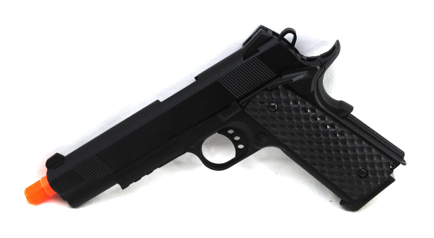 Nuprol Raven MEU Railed Polymer Body Gas Blowback Pistol - Black