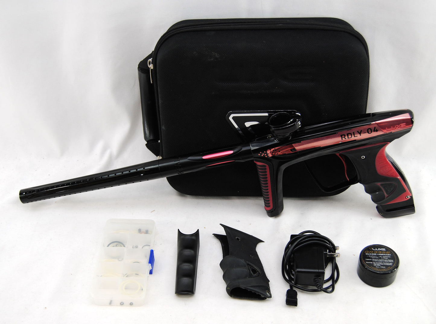 Used DLX Luxe Ice Paintball Gun - Ronnie Dizon Houston Heat Edition