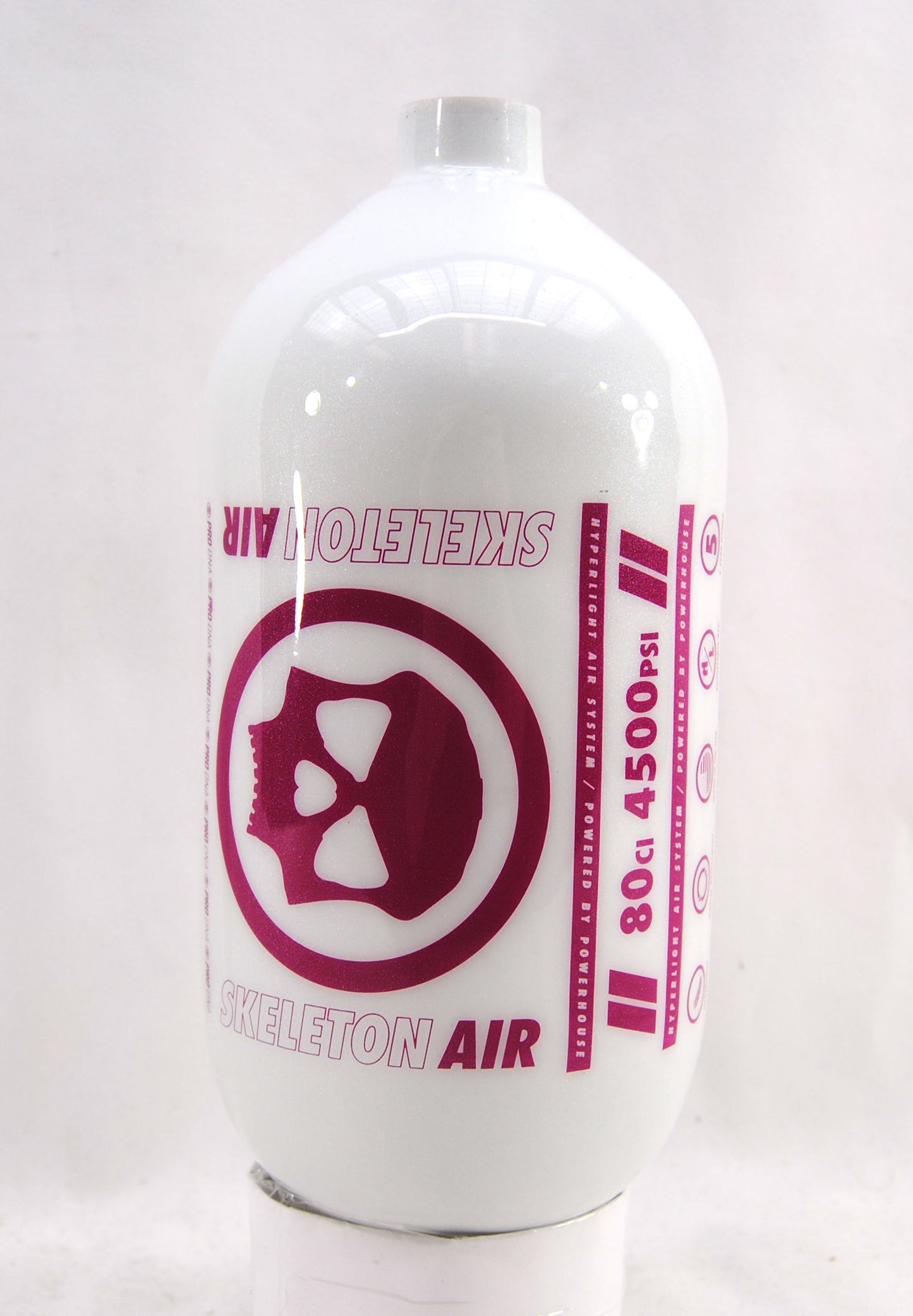 Infamous Air Skeleton "Diamond Series" 80ci/4500psi Tank - White/Pink - (Bottle Only)