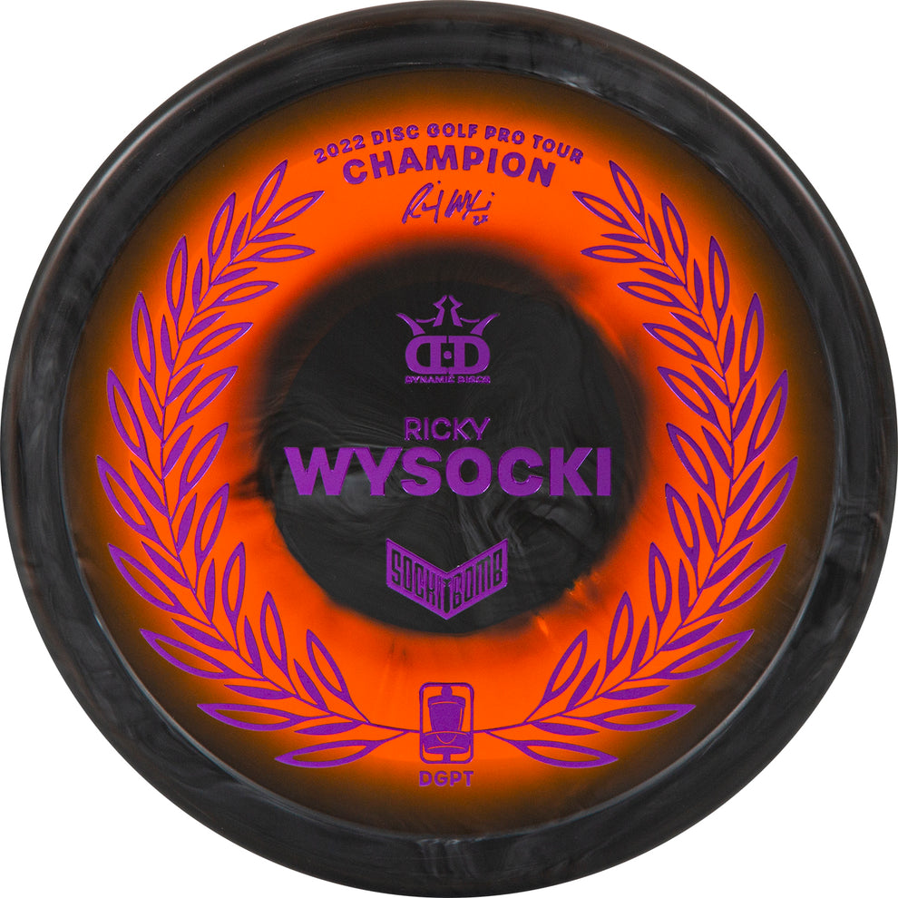 Dynamic Discs Classic Supreme Raptor Eye Sockibomb Slammer 2022 Ricky Wysocki DGPT Tour Champion Disc