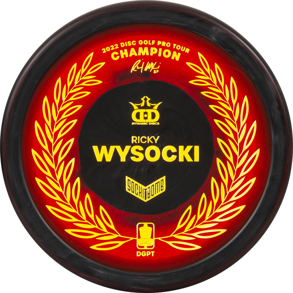 Dynamic Discs Classic Supreme Raptor Eye Sockibomb Slammer 2022 Ricky Wysocki DGPT Tour Champion Disc