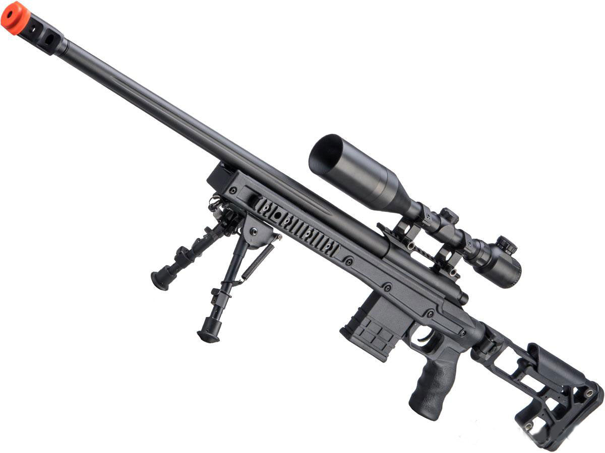 CYMA M700 Tactical Bolt Action Sniper Rifle w/ Folding Skeletal Stock ...