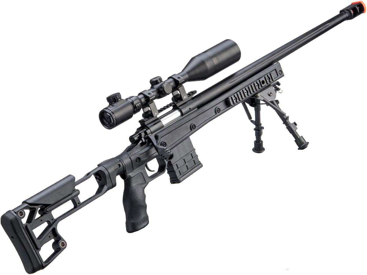 CYMA M700 Tactical Bolt Action Sniper Rifle w/ Folding Skeletal Stock ...