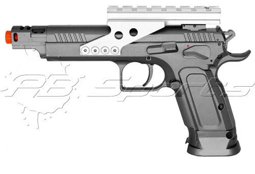 Tanfoglio Licensed Signature &quot;Gold Custom&quot; Airsoft CO2 Pistol - Palco