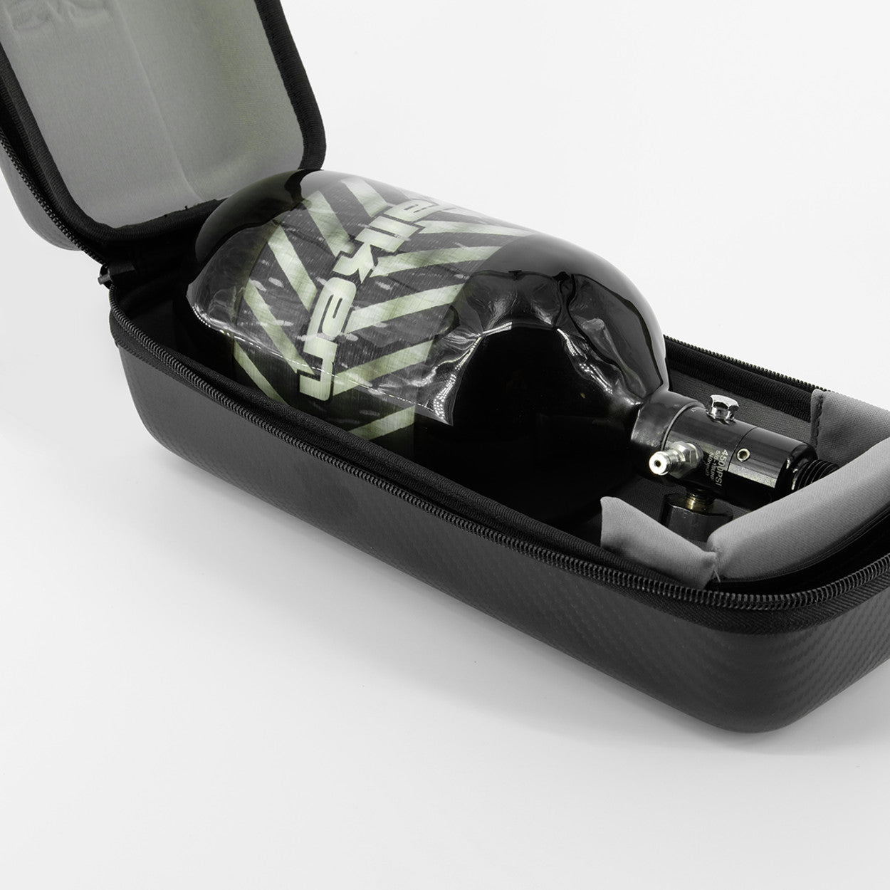 New Valken Phanom Agility Paintball Air Tank Hard Side Carrying Case Black - Valken