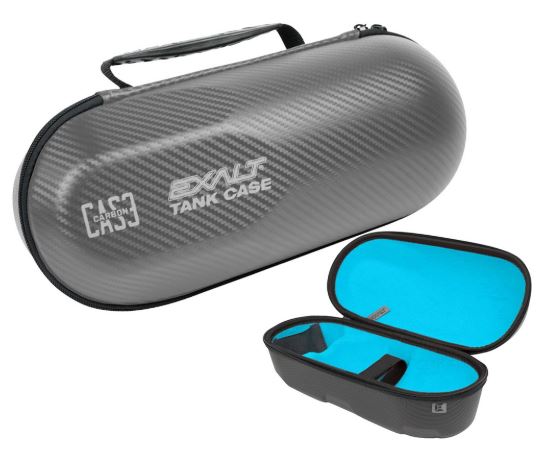 Limited Edition Exalt Universal Carbon Tank Case - Charcoal Grey / Cyan Microfiber - Exalt