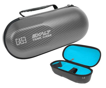 Limited Edition Exalt Universal Carbon Tank Case - Charcoal Grey / Cyan Microfiber - Exalt