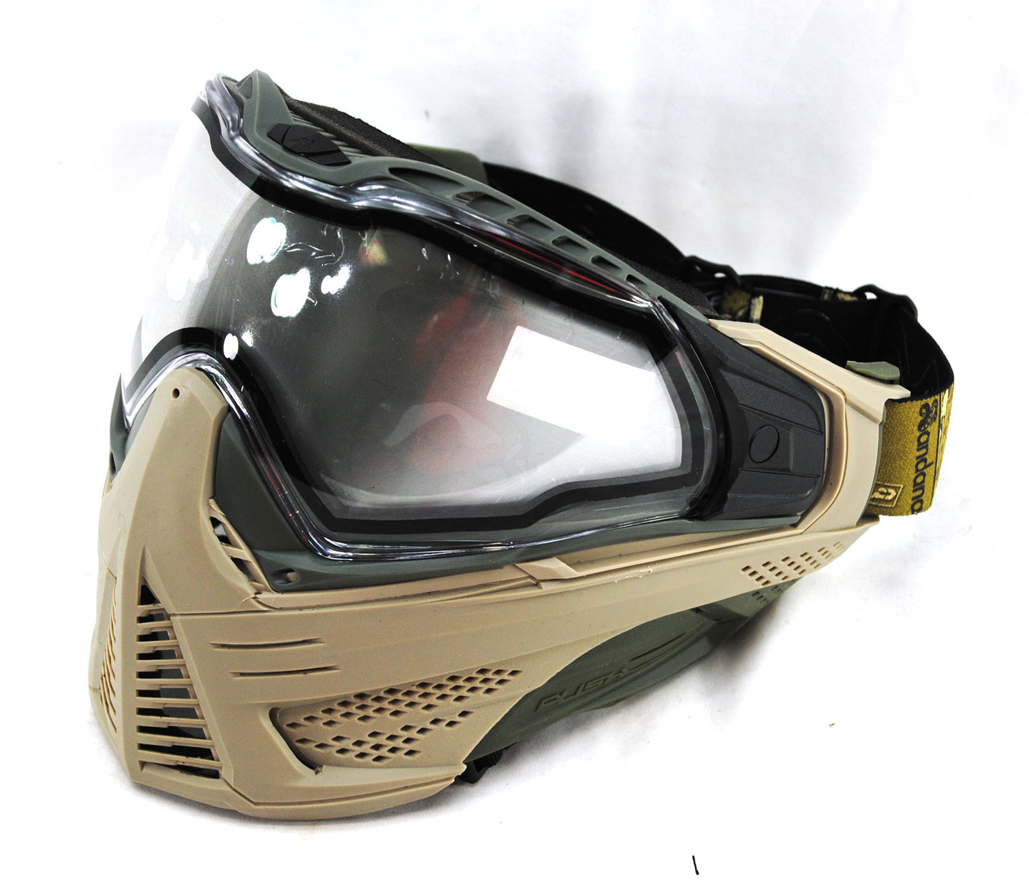 Push Unite Goggle - Tan / Olive w/ Clear Lens - Push