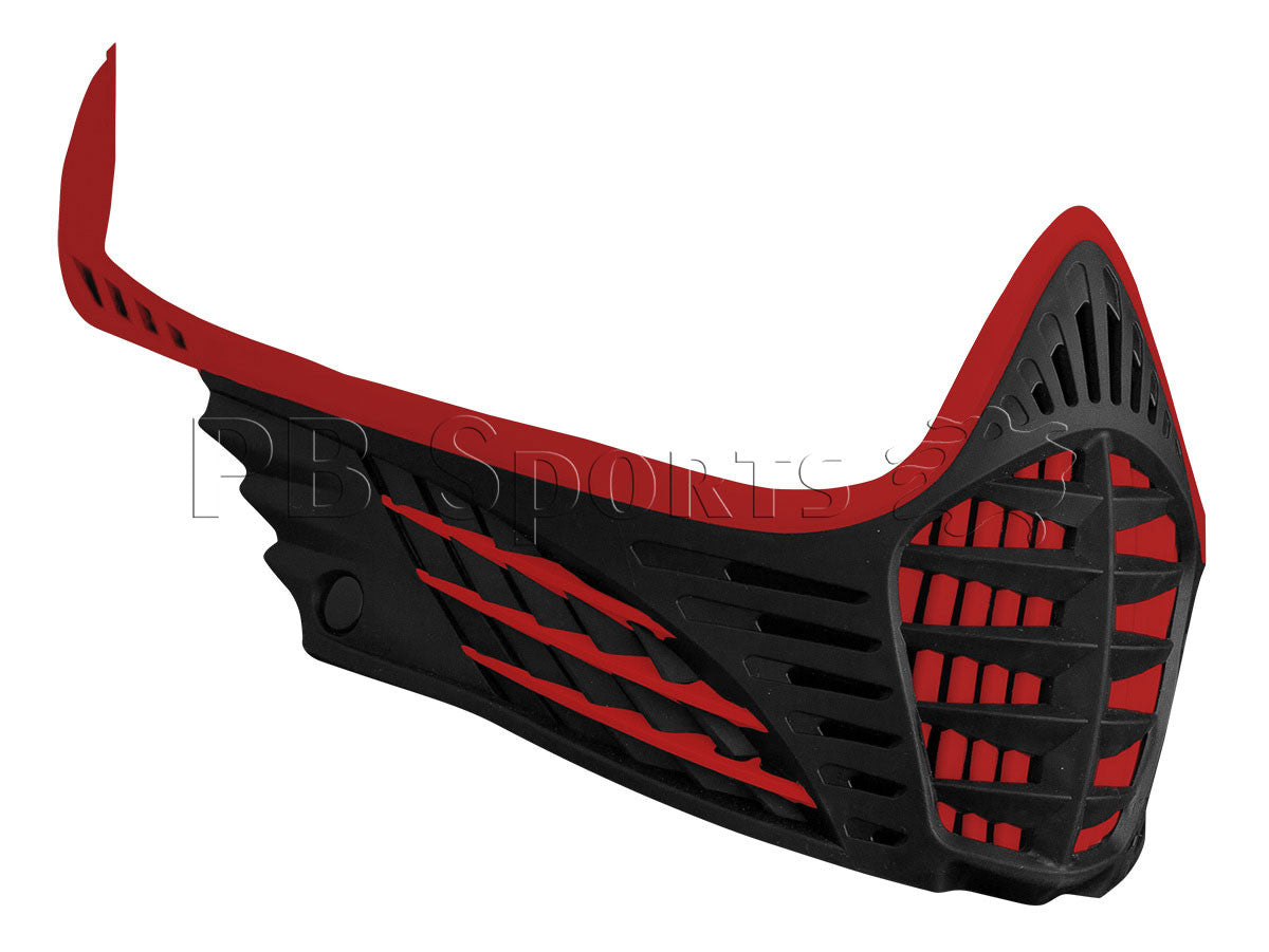 Virtue VIO Contour Facemask - Red/Black - Virtue
