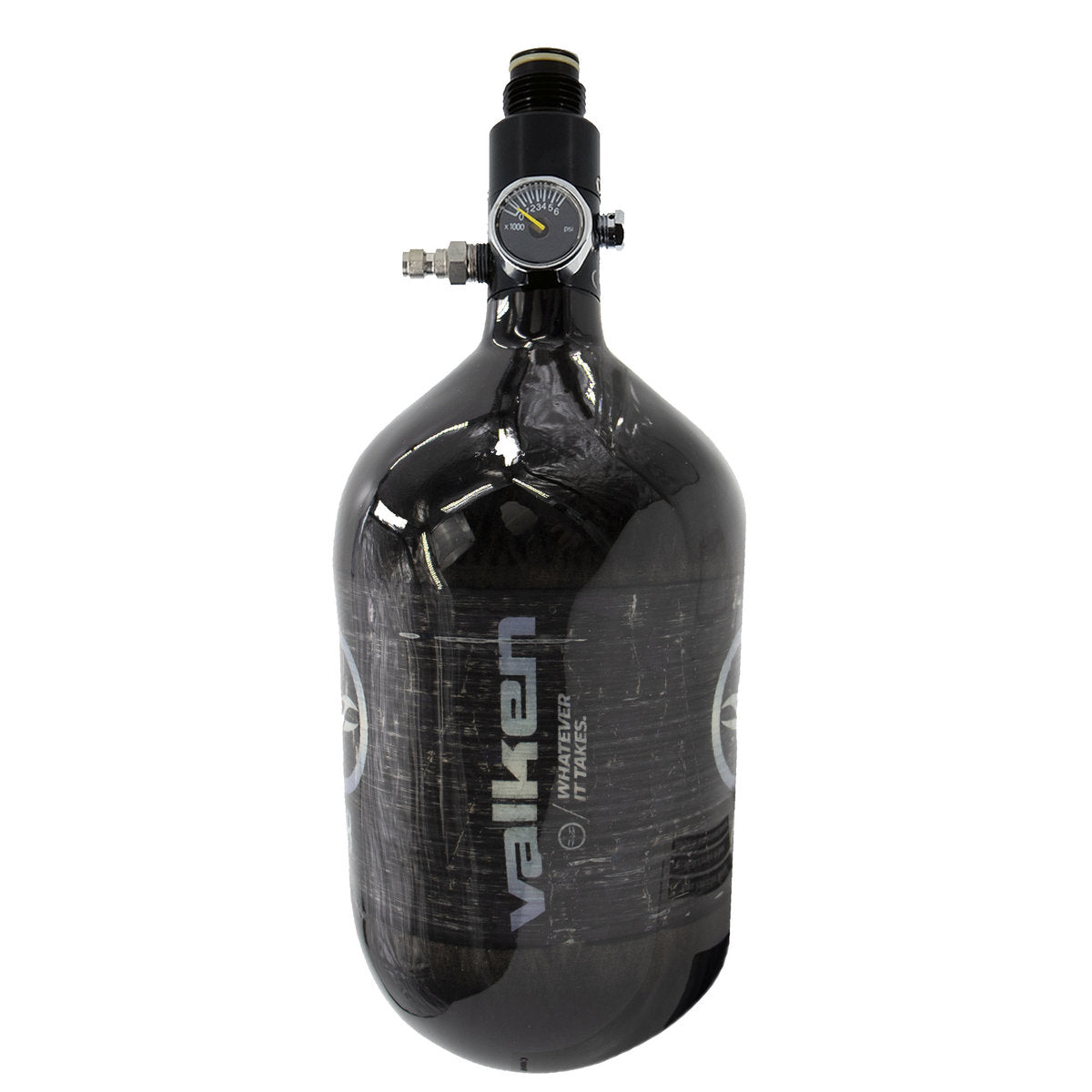 Valken ZERO-G V2 68/4500 Compressed Air Paintball Tank - Black