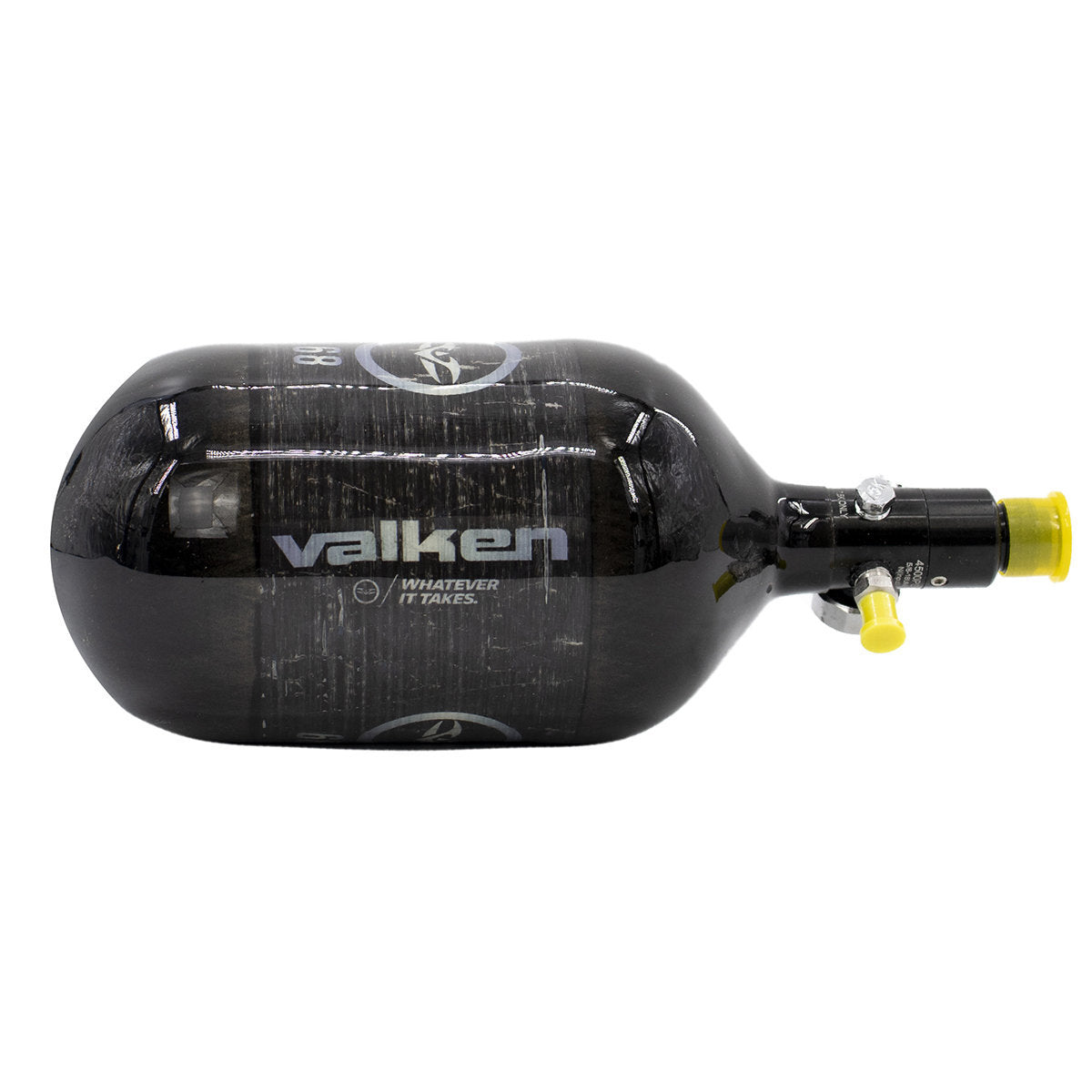 Valken ZERO-G V2 68/4500 Compressed Air Paintball Tank - Black