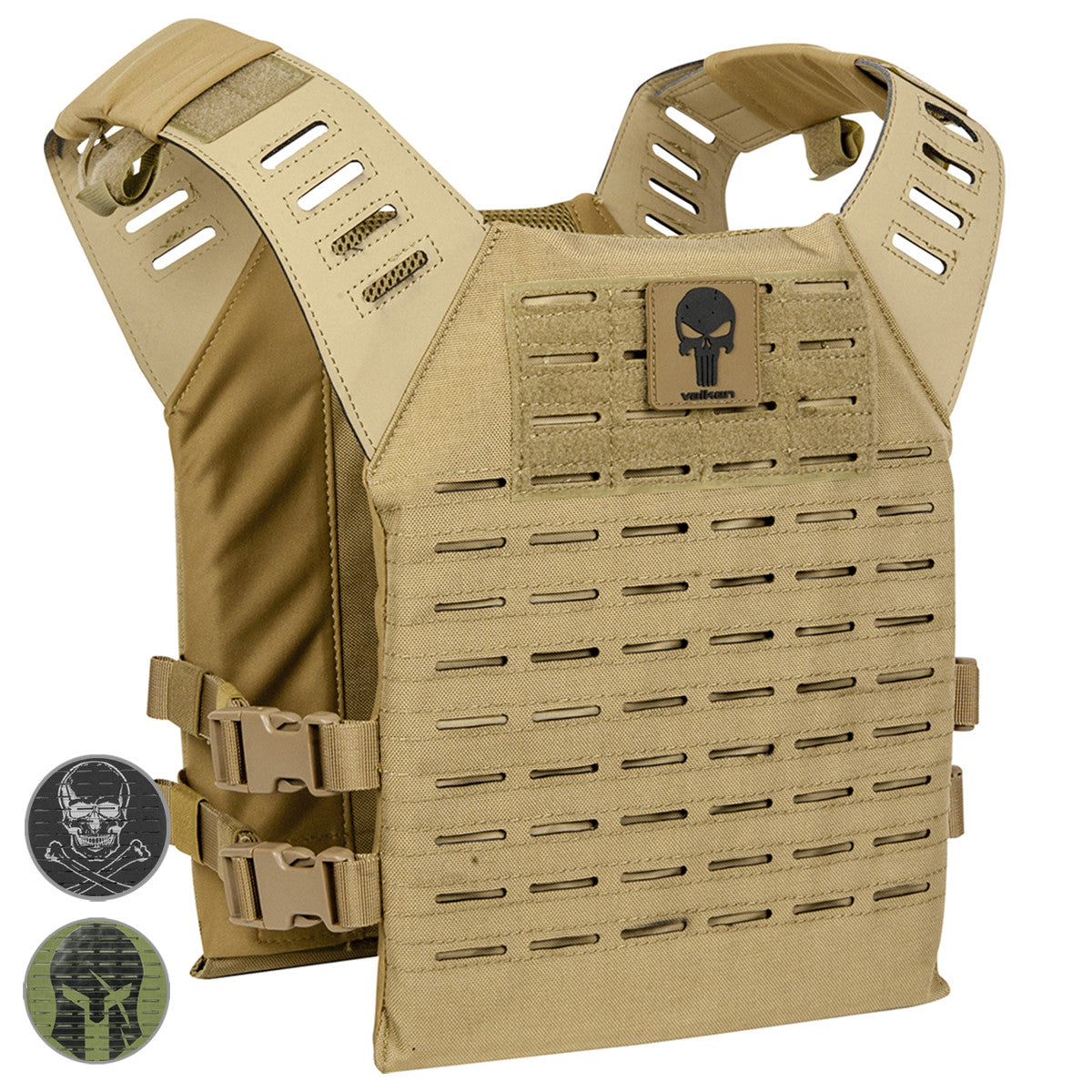 Valken Vest Alpha Carrier LC - Tan Skull - Valken