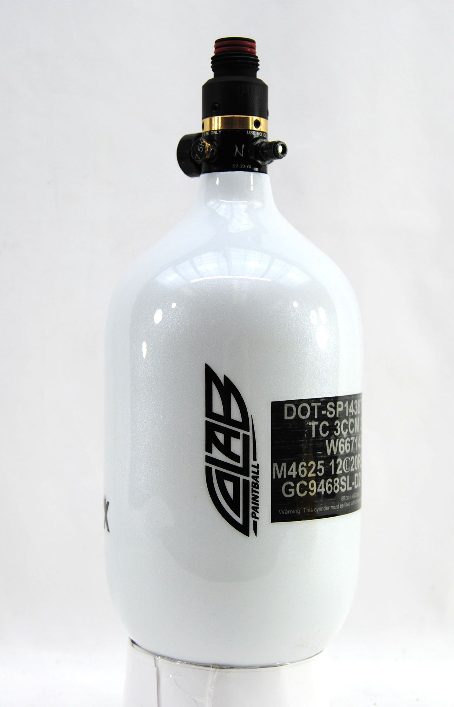 Ninja METALLIX 68ci 4500psi HPA Tank - Crystal White – PB Sports LLC