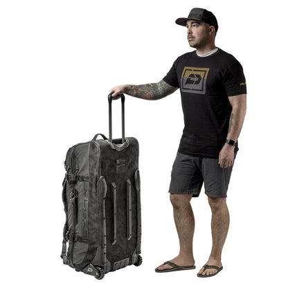 Push Paintball Division 1 Large Roller Gearbag w/ Tigerstripe Backpack Strap Kit