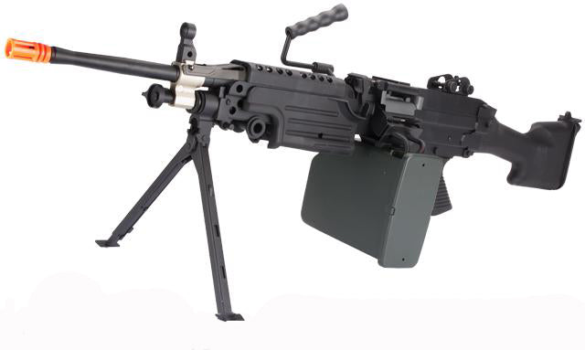 Cybergun FN Licensed M249 MK II AEG Airsoft Machine Gun Black - Cybergun