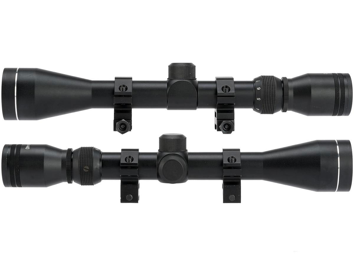 Matrix 3-9X40 Professional Scope for Airsoft Rifles w/ Scope Rings