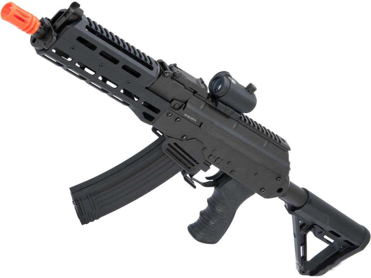 APS Eastern Ghost Patrol Tactical AK Airsoft EBB AEG Rifle - Black - Evike