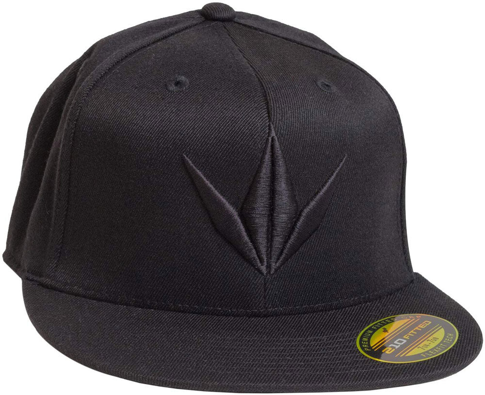 Bunker Kings Crown Flexfit 3D Hat Black/Black - L/XL - Bunker Kings