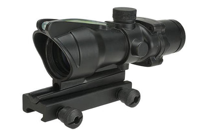 Matrix 4x32 Magnification Green Fiber Optic Illuminated Rifle Scope - Axeon