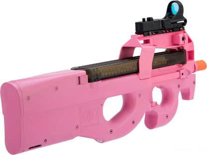 FN Herstal Licensed P90 Full Size Metal Gearbox Airsoft AEG - Pink