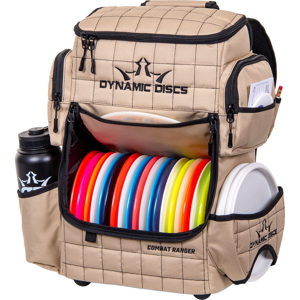 Dynamic Discs Combat Ranger backpack Disc Golf Bag - Sandstone