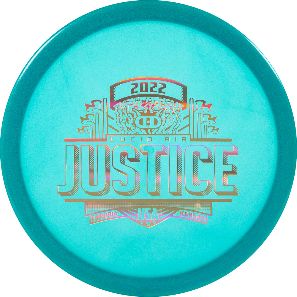 Dynamic Discs Lucid Air Justice Disc - 2022 Worlds Fundraiser