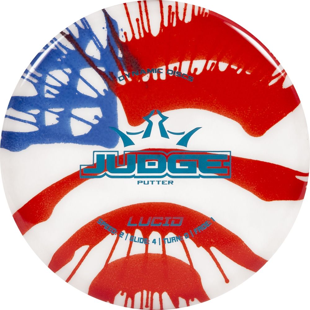 Dynamic Discs Lucid Judge MyDye American Flag Disc