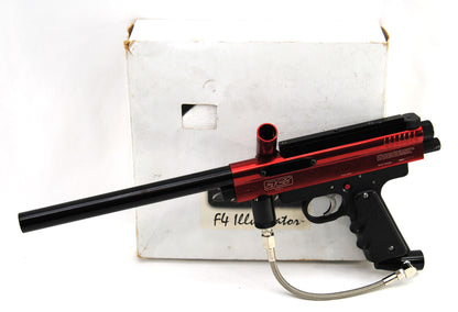 Used F4 Illustrator Paintball Marker - Red/Black