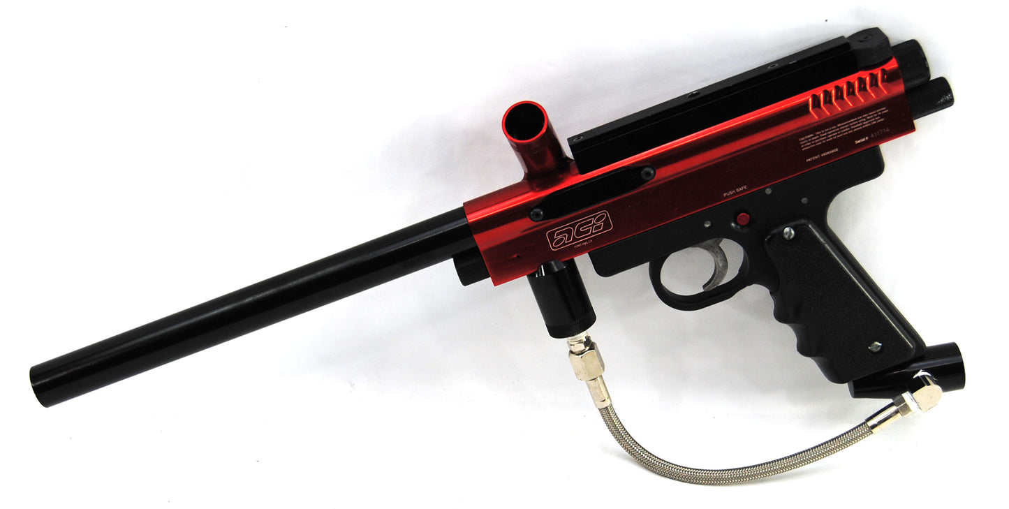 Used F4 Illustrator Paintball Marker - Red/Black