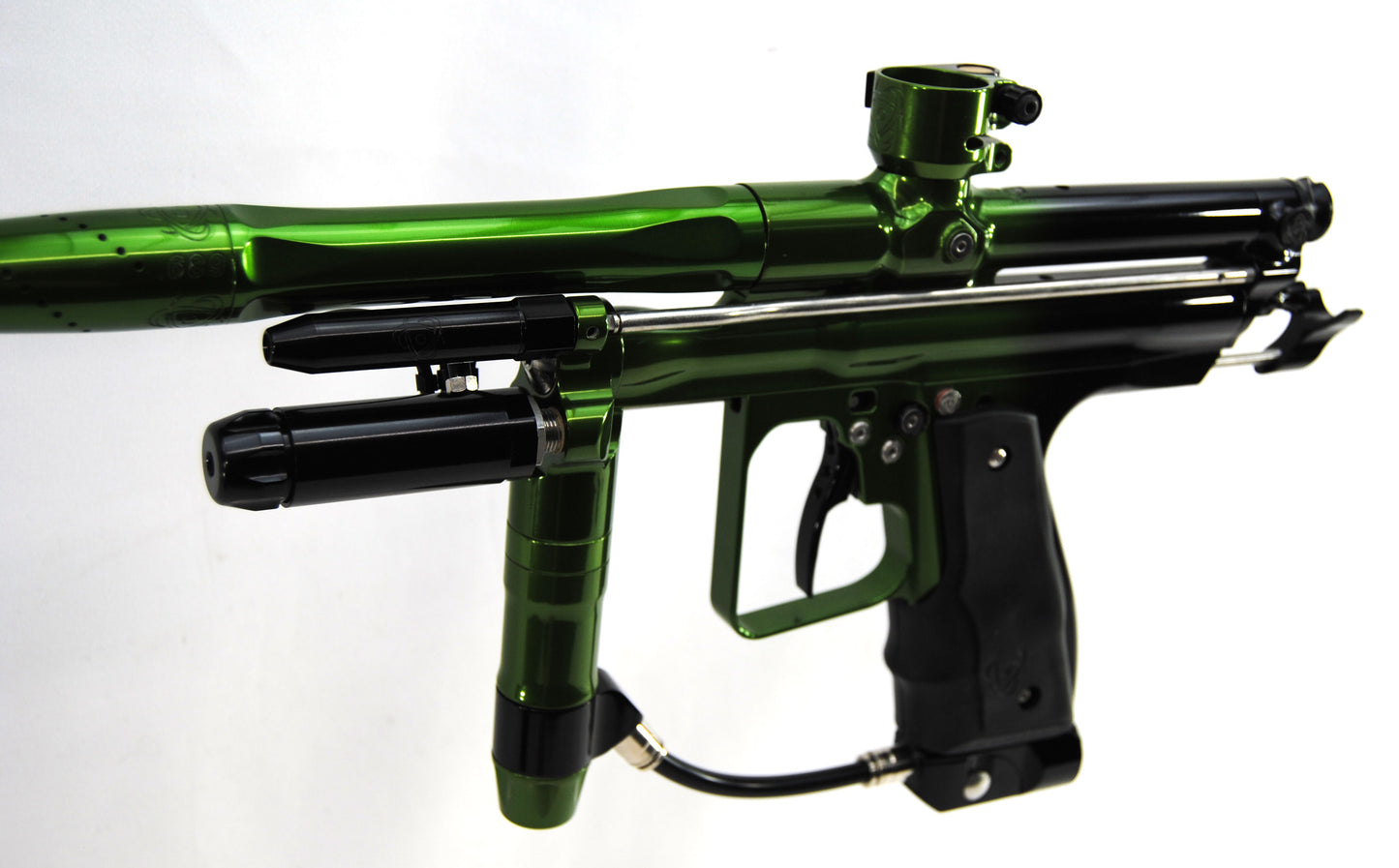 Inception Designs Retro FLE Autococker - Gloss Black/Green/Black Fade