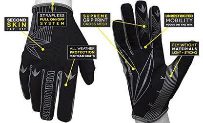 Bunker Kings Fly Featherlite Gloves - Royal Blue - Small/Medium - Bunker Kings