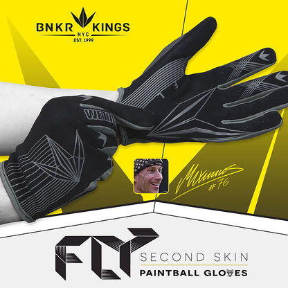 Bunker Kings Fly Featherlite Gloves - Royal Blue - Small/Medium - Bunker Kings