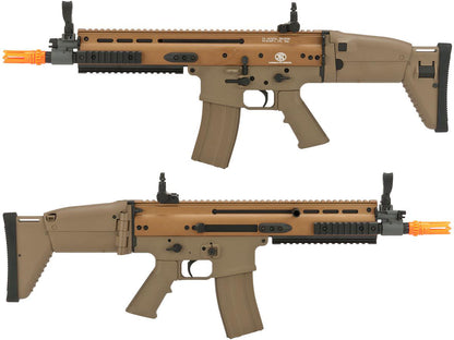 Cybergun FN Herstal Licensed SCAR-L Airsoft AEG Rifle - Tan - Evike