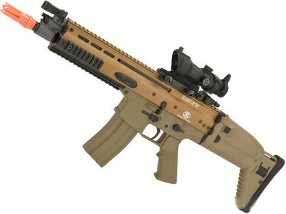 Cybergun FN Herstal Licensed SCAR-L Airsoft AEG Rifle - Tan - Evike