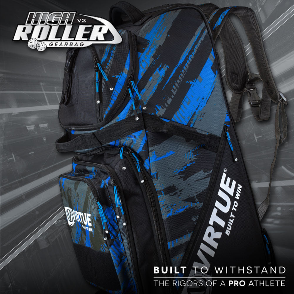 Virtue High Roller V2 Gear Bag - Graphic Cyan - Virtue