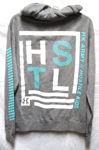 HK Army Hoodie Square Grey - Large - HK Army